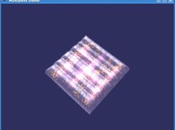 An example of a multipass rendering of a loaded model