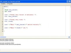 Sample code 1 and result of compilation.