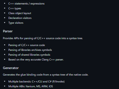 CppSharp Screenshot 1