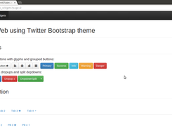 CppWeb using Twitter Bootstrap theme