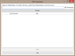 The mainwindow