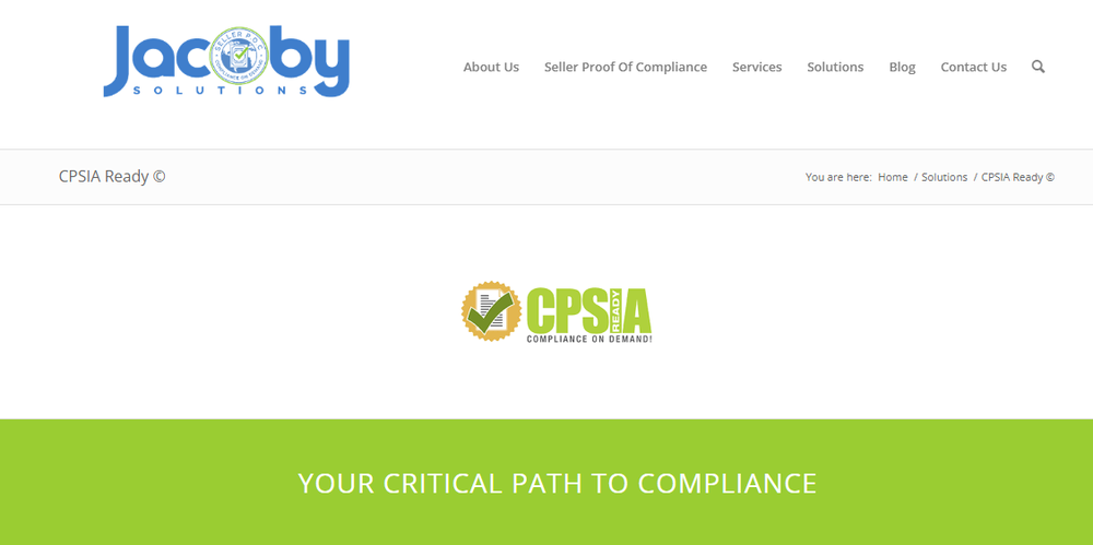 CPSIA Ready Screenshot 1