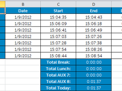 Excel Export Window