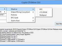 CPUMiner GUI v0.5