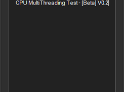 Cpu MultiThreading Test Screenshot 1