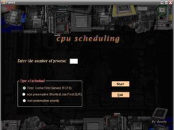 CPU schedule Screenshot 1