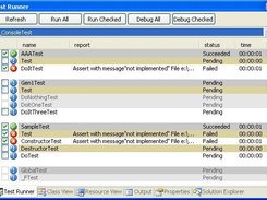 Test Runner tool window