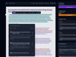 Write better essays with AI assistance, real academic citations, and plagiarism checks built-in.
