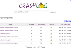 CrashReport Screenshot 2