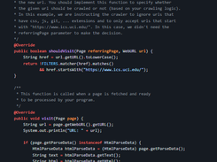 crawler4j Screenshot 1