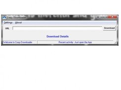 CrazyDownloader - Home Screen