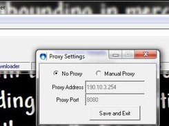 CrazyDownloader - Changing Proxy settings