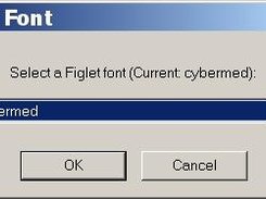 Figlet font selector