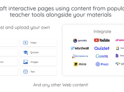 Easily organize materials, games, and quizzes using tabs, sections, and folders.