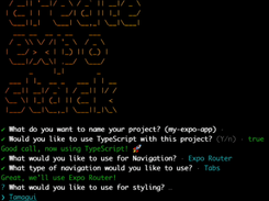 Create Expo Stack CLI Screenshot 1