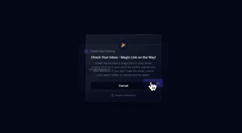 Create Next Startup Screenshot 1