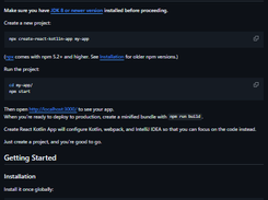 Create React Kotlin App Screenshot 1