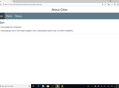 Look of a Tabs Based Website