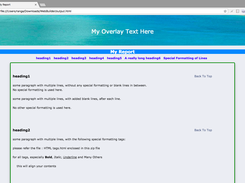 A Sample of a Website Created