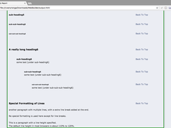 A Sample of a Website Created