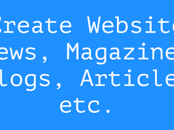 Create Website News, Magazine, Blogs etc Screenshot 1