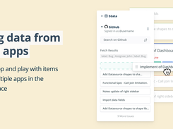 Bring data from your app