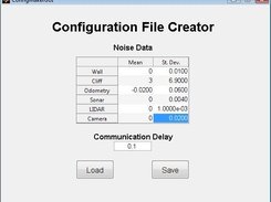 3. ConfigMakerGUI - Specify sensor noise and delay values