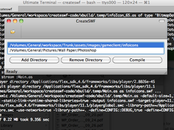GUI with debug mode