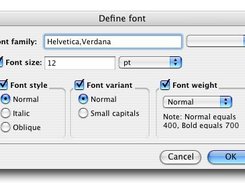 CSS Font Settings