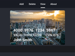 Credit Card Vault Screenshot 3