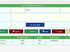 CREDIT TRACKING PROGRAM