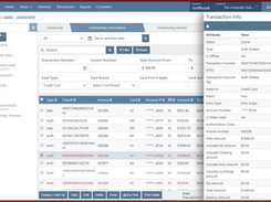 Payment Gateway Back of House with Advanced Filtering