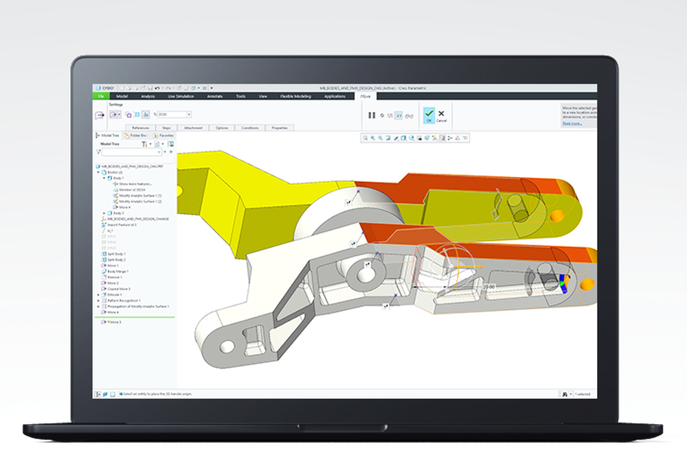 Creo Parametric Screenshot 1