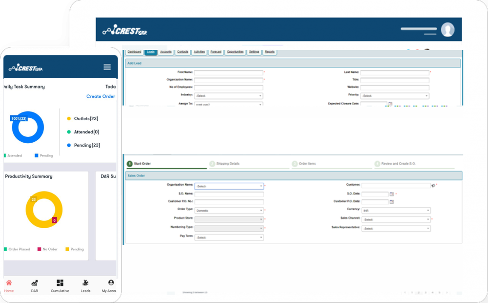 CREST SFA Screenshot 1