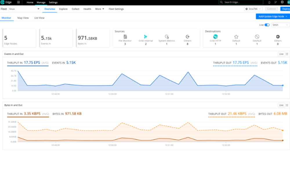Cribl Edge Screenshot 1