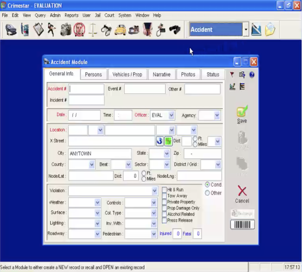 CrimeStar RMS Screenshot 1