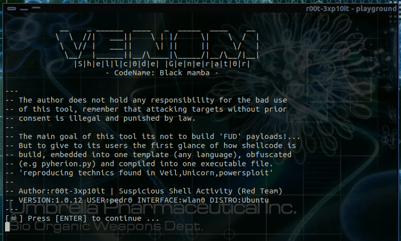 Venom Shellcode Generator Download Sourceforge Net