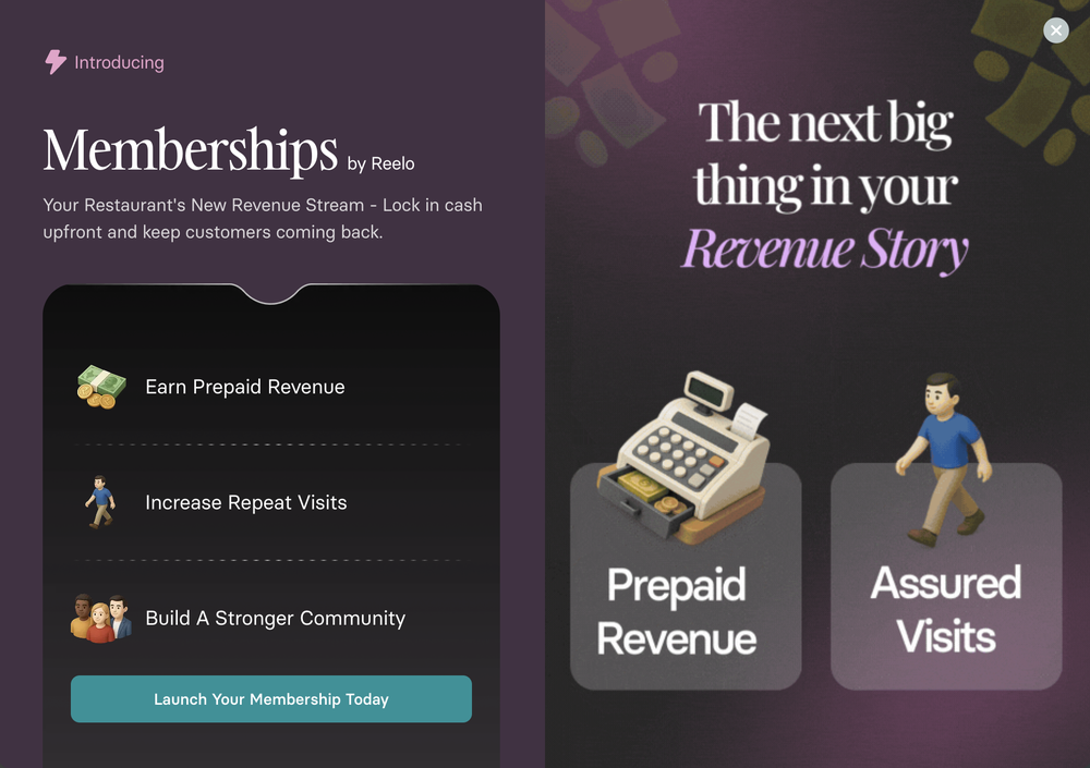 Memberships by Reelo