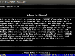 C-Robots Title Screen