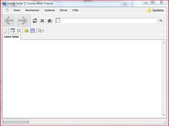 The simple interface of Cronia Web 4.0.1.10