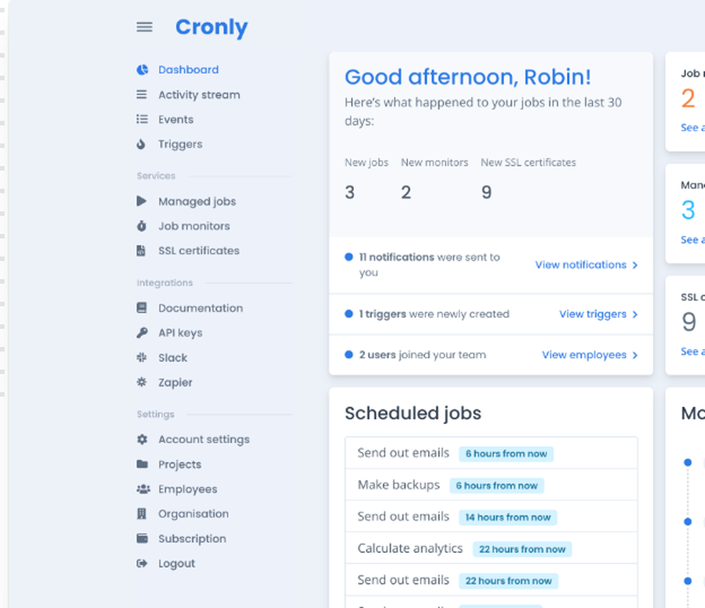 Cronly Screenshot 1
