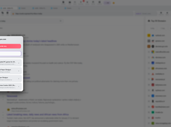 Intelligent auto tab group system by domains