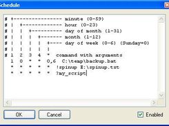 Cron editor, adding to schedule