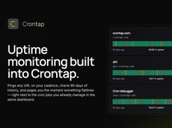 Crontap simple and cheap uptime