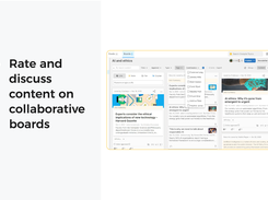 Cronycle boards empower your team to collaborate, contextualize, and enrich content with ease.