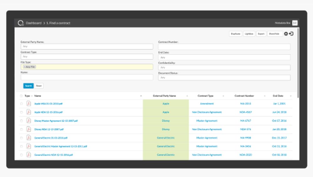Crooze Contracts Management Screenshot 1