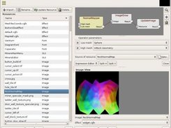 Tool showing an expression using the normalmapper.