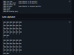 cross-platform-terminal-characters Screenshot 1