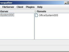 1. After Starting Crosspather on Remote Machine (eg: office)
