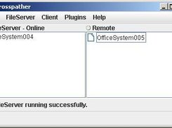 4. File Server Successfully Started on Remote (eg: office)